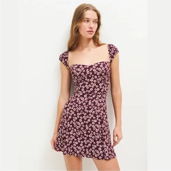 NWT Reformation Tanis Dress Geena $218